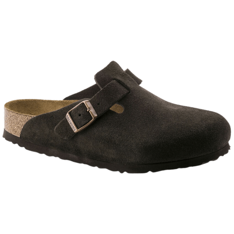 Boston Soft Footbed Suede Mocha